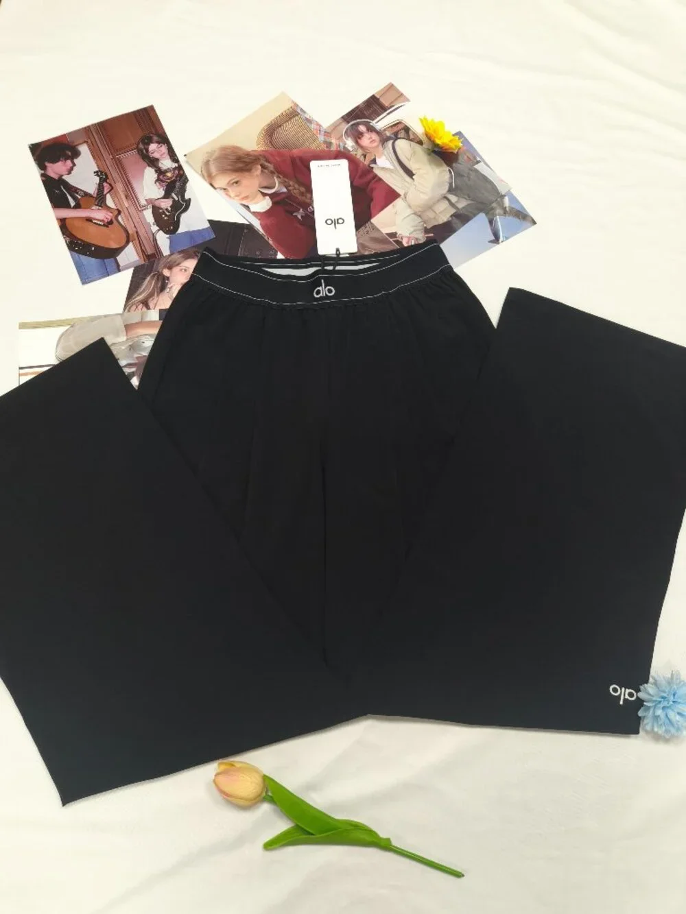 NWT Alo Yoga Straight Leg Trouser Black (Regular) Essential wardrobe staple😁💓